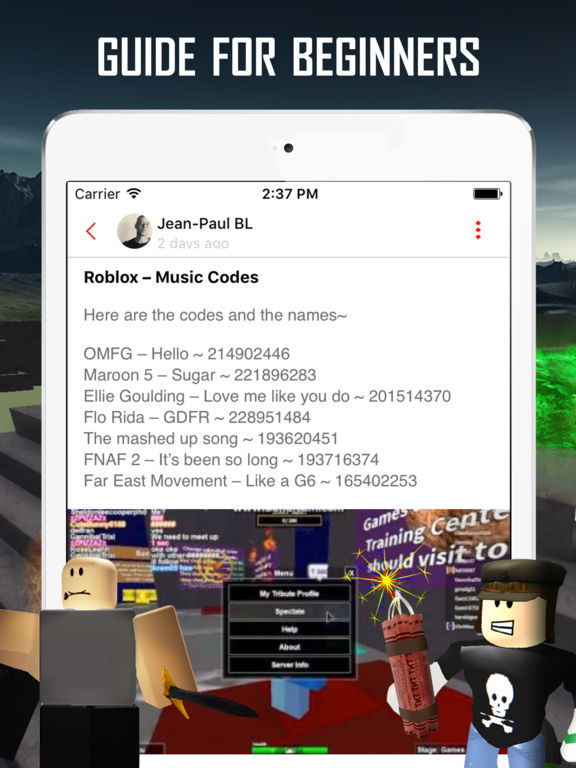 Song Codes for Roblox - Music Codes for Tycoon by Anh Tu