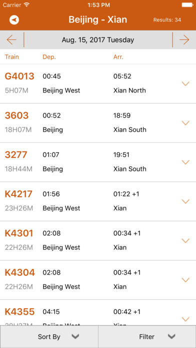 China Trains - Online Tickets Booking on the App Store