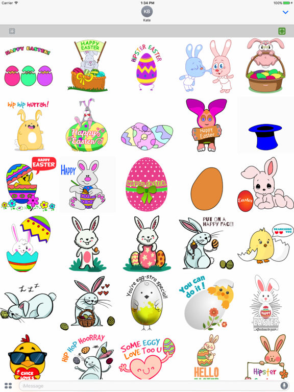 EasterMoji - Easter Emoji Stickers for iMessage screenshot 4