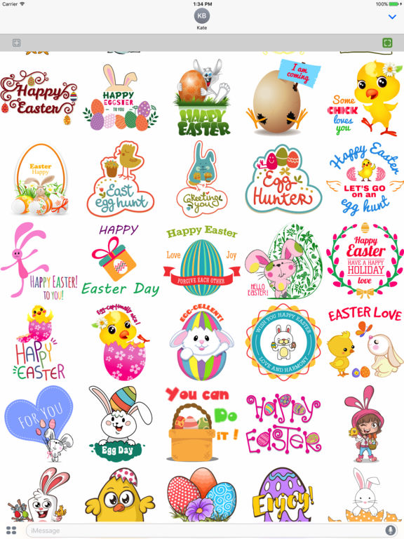 EasterMoji - Easter Emoji Stickers for iMessage screenshot 5