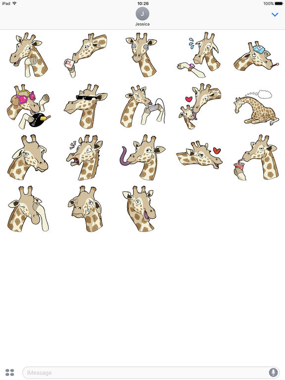 Ginny Giraffe: Animal Sticker Pack screenshot 7