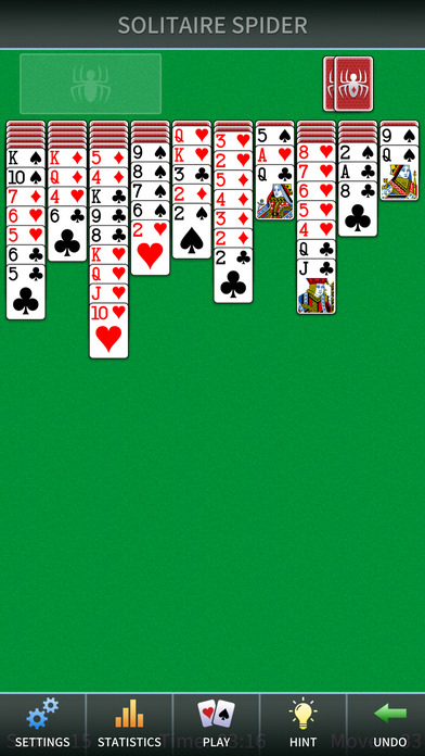 spider solitaire classic game
