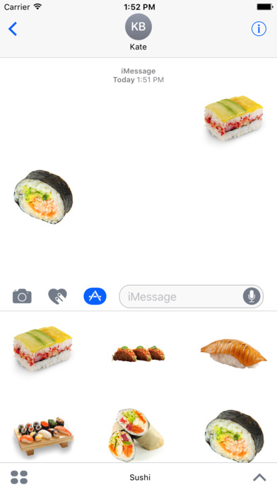 Sushi Stickers Emoji Apps 148apps
