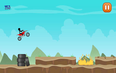 Epic Stick-Man BMX Dirt-Bike Motor-cycle Madness - náhled