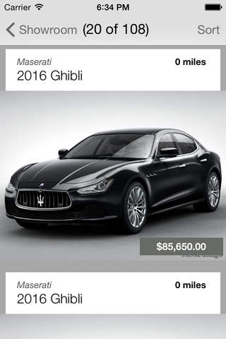Celebrity Motor Cars DealerApp - náhled