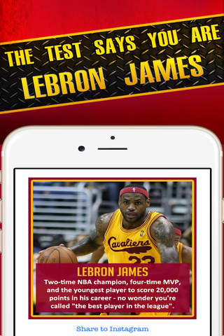 Which Player Are You? - Cavaliers Basketball Test - náhled