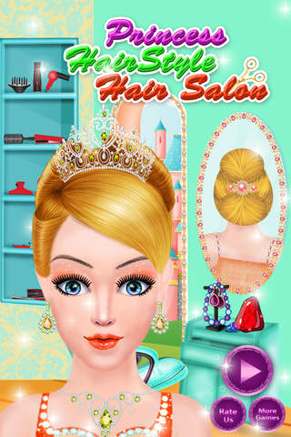 Little Princess Hair Styles Hair Salon Girls Games - náhled