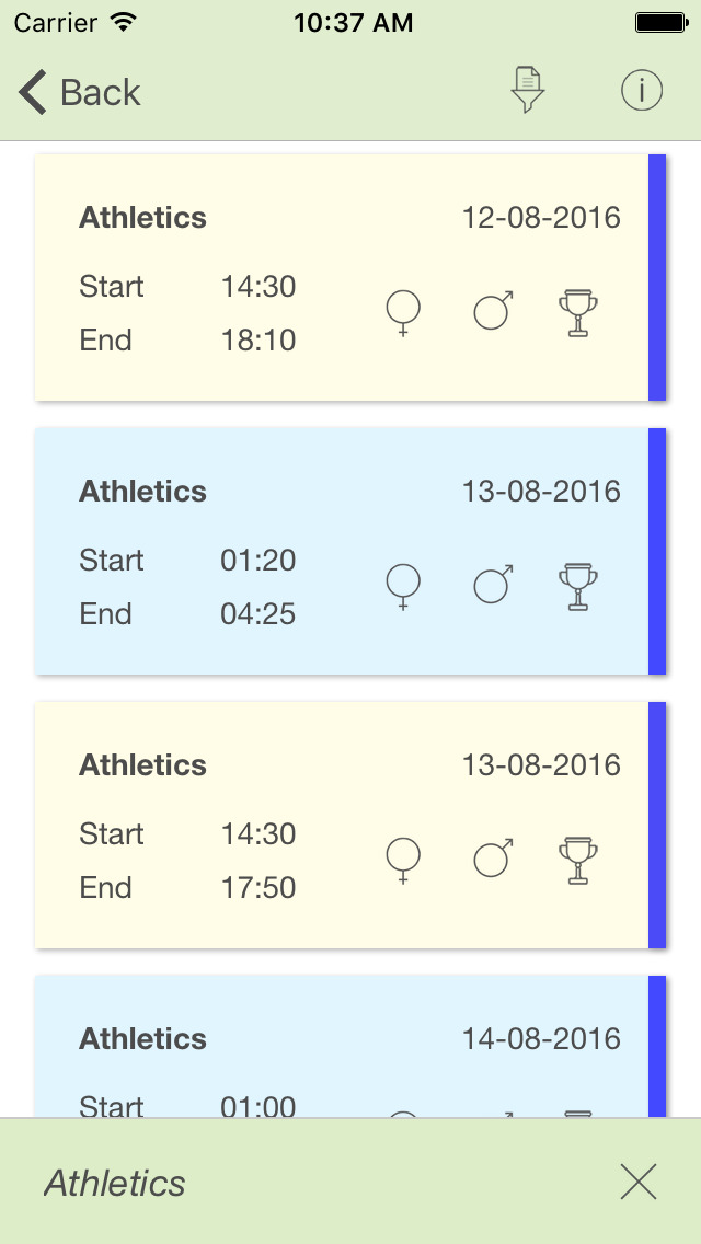 Brazil Games 2016 Dates and Schedule of Rio de Janeiro Summer Sport Events screenshot 4