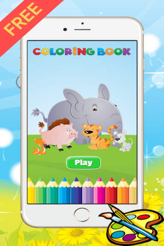 Animal Coloring Book - Drawing for kid free game,  - náhled