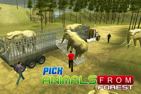 Zoo Animal Transporter Truck – Drive transport lor - náhled