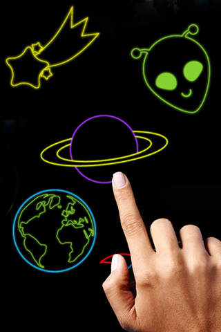 Neon draw – laser drawings with bright colors - náhled