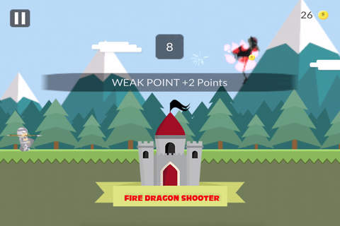 Fire Dragon Shooter - Free Archery Shooting Game F - náhled