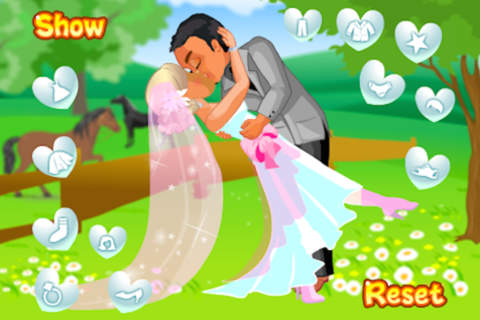 Kiss the Bride Dress Up - náhled