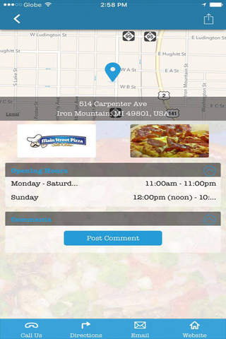 Main Street Pizza - Pizza, Subs & more - Location  - náhled