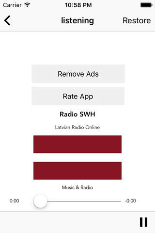Latvian Radio Online - náhled