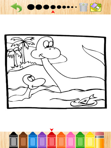Kids Coloring Book Dinosaurs HD - náhled