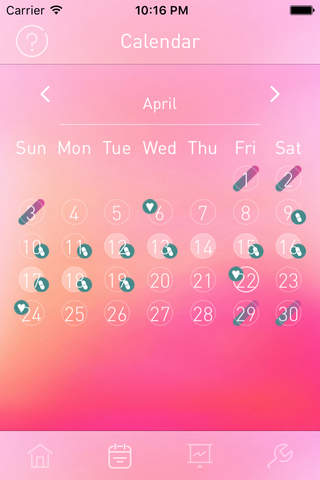 Woman App Pro - Female cycle calendar - náhled