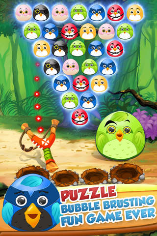 Pop The Birdy - Bubble Shooter Cross Finger Puzzle - náhled