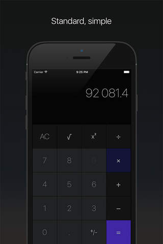 Calculator Lite - smoothly designed standard tool  - náhled