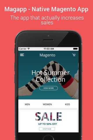 Magapp - Native Magento App - náhled
