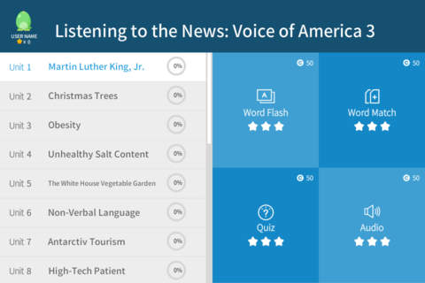 Listening to the News Voice of America 3 - náhled