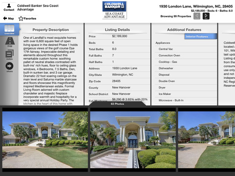 NC Homes for Sale for iPad - náhled