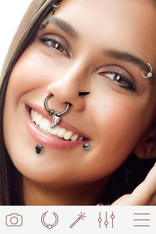 Piercings Photo Booth - Body Piercing Photo Effect - náhled