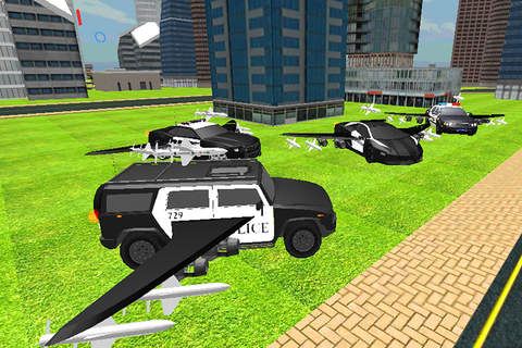 Flying Police Car 3D Driver – Reckless Chasing of  - náhled