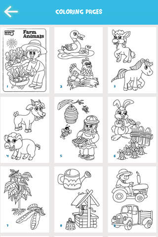 Painting Lulu Farm Animals App - náhled