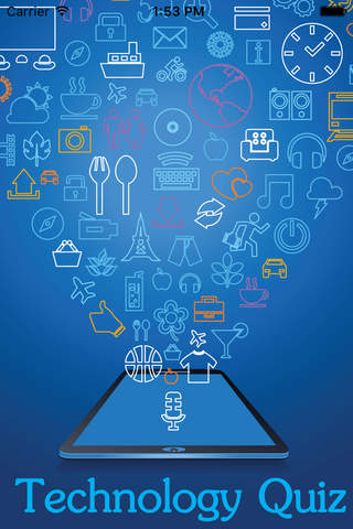 Technology Quiz app - náhled