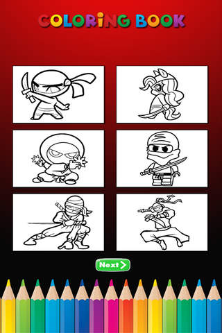 The Ninja Coloring Book: Learn to draw and color a - náhled