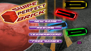 Swipe Perfect Brick Pro - Drop Down Royal Ball screenshot 1