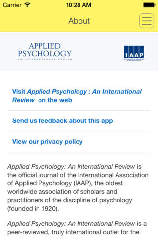 Applied Psychology : An International Review - náhled