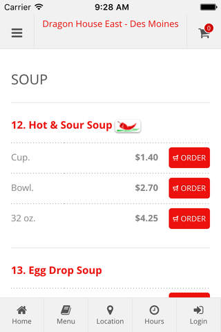 Dragon House East - Des Moines Online Ordering - náhled