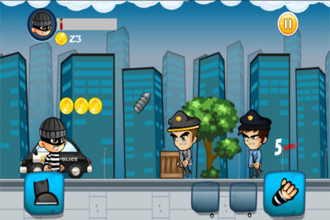 robber vs cops run adventure games - náhled