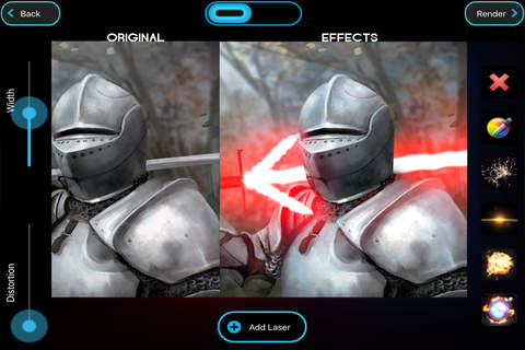 LASER SWORD PHOTO EDITOR FX + Light Glow and Laser - náhled