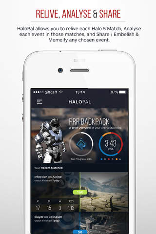 HaloPal - Relive, Analyse & Share. An Unofficial C - náhled