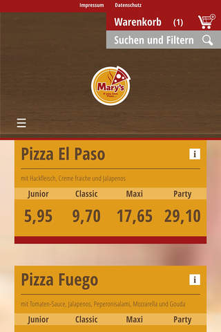 Marys Pizza - náhled