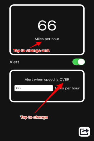 GPS Speedometer With Speed Limit Alarm - náhled