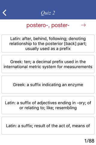 English Prefixes and Suffixes - quiz, flashcard - náhled