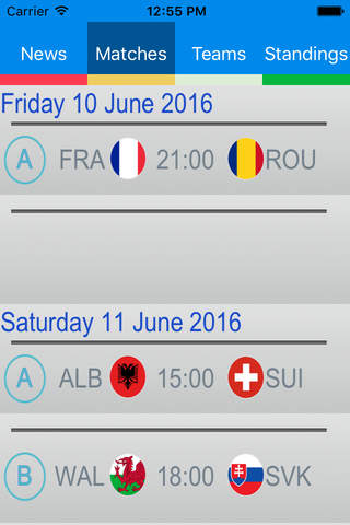 Football Championship 2016, Matches, News, and mor - náhled