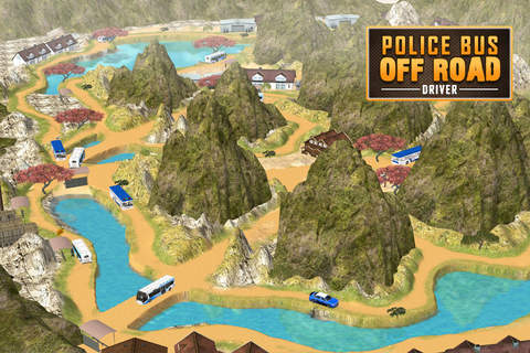 Police Bus Offroad Driver - náhled