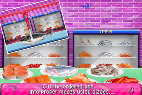 Fish Cooking Delivery Girls Games - náhled