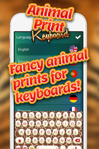 Animal Print Keyboard – Zoo Skins and Fashion Back - náhled