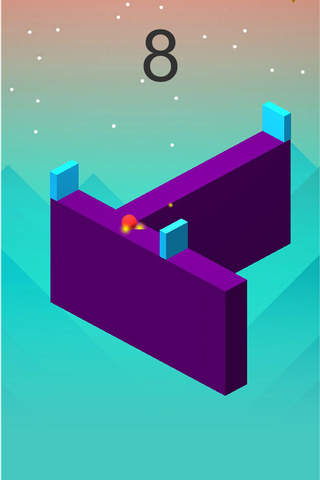 Rolling on The Walls: Don't fall down zig zag wall - náhled