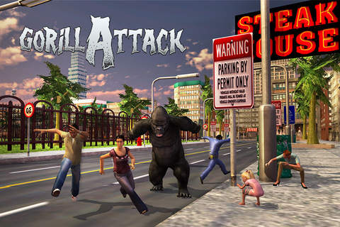 Gorilla Attack Simulator 2016 - Compete and Conque - náhled