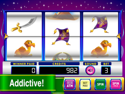 Princess Gold Lamp Slots Machine Free Vegas Slots screenshot 2