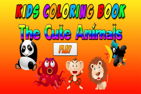 Kids Coloring Book Cute Animal - Preschool Game Le - náhled