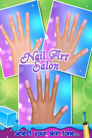 Girls Nail Art Salon - Games for girls - náhled