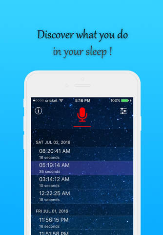 Sleep talk and snore recorder - náhled